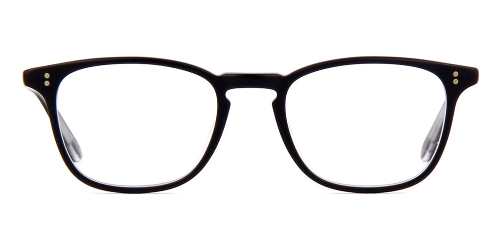 Large square black reading glasses frame