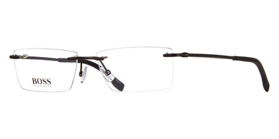 boss rimless glasses