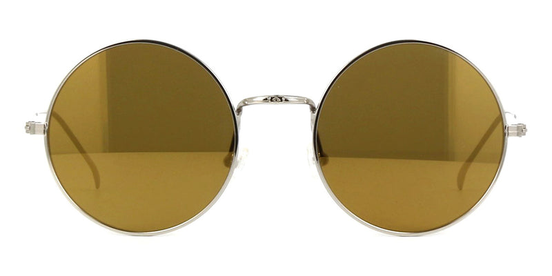 Illesteva Porto Cervo Silver with Gold Mirror Sunglasses - Pretavoir