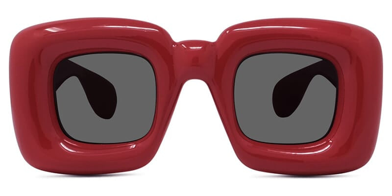 Screen Rectangular Sunglasses in Pink - Loewe