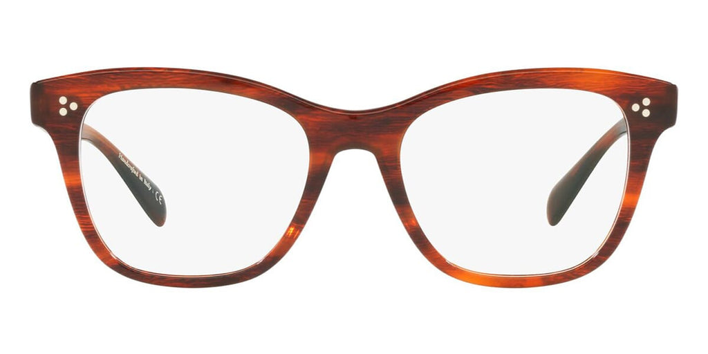 Ladies red and orange oversized spectacle frame