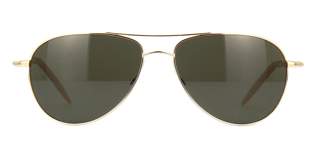 Oliver Peoples Benedict OV1002S 5035/P1 Gold/G15 Polarised VFX Sunglasses -  Pretavoir