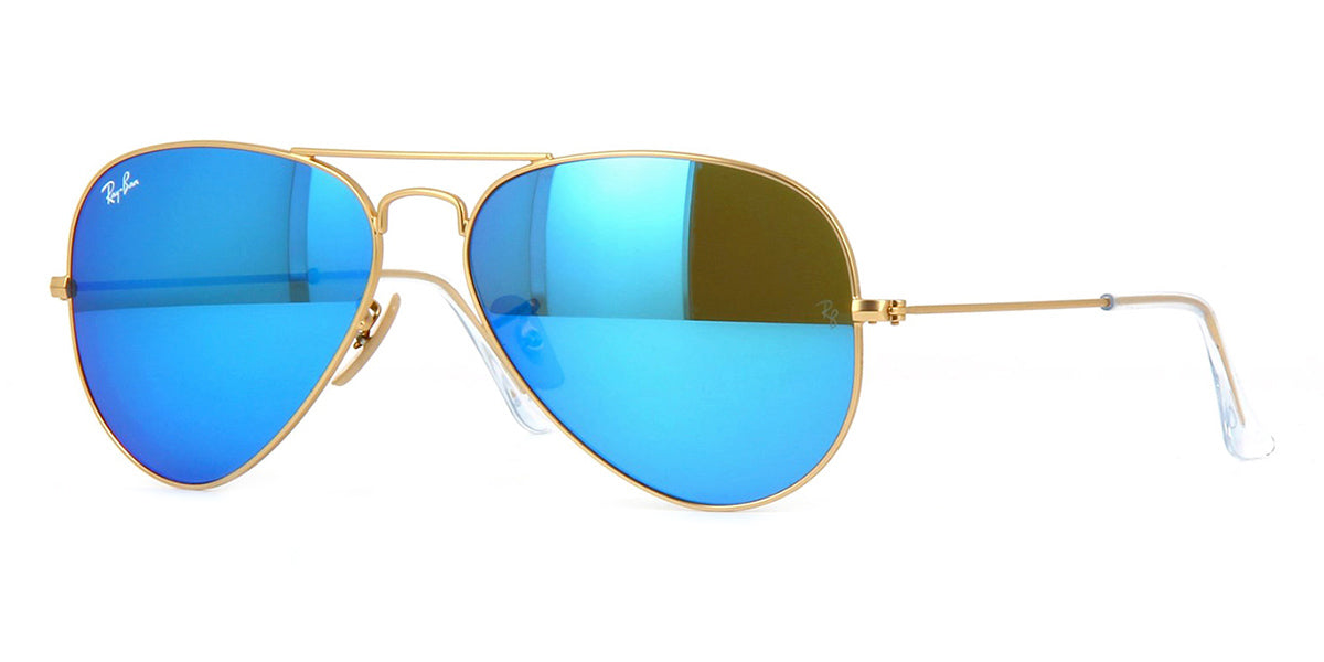 blue ray ban aviator sunglasses