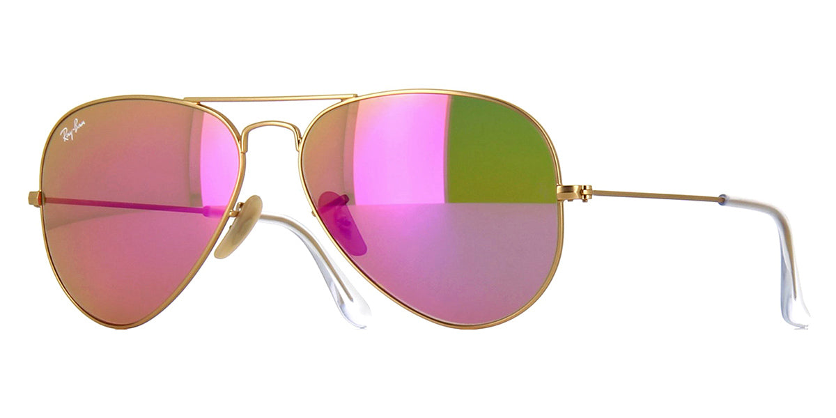 Ray-Ban Aviator 3025 112/4T Pink Mirror Sunglasses - Pretavoir