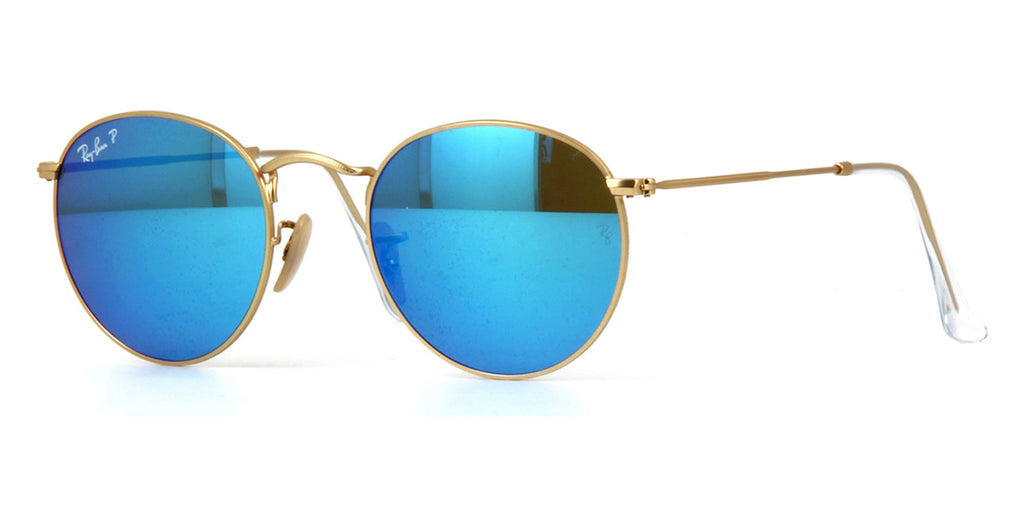 ray ban round polarised sunglasses