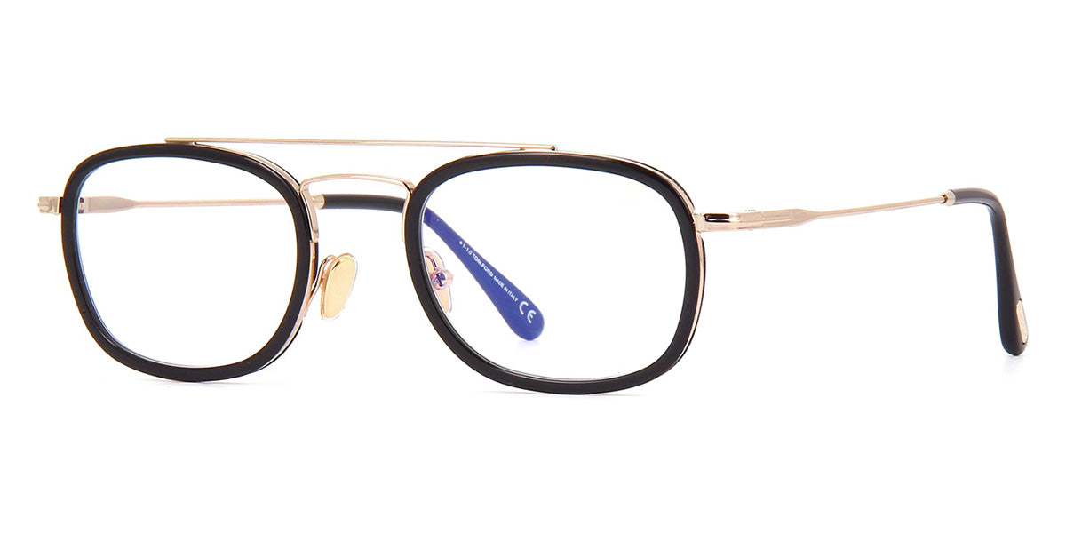 Tom Ford TF5677-B 001 Blue Control Glasses - Pretavoir