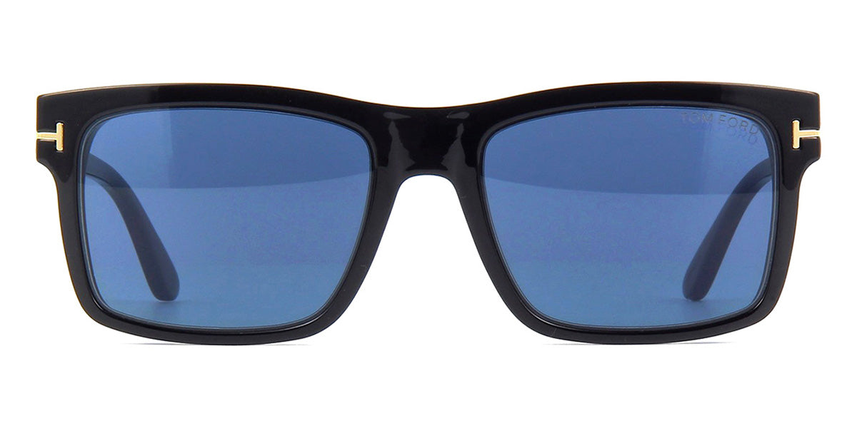 Tom Ford TF5682-B 001 Blue Control with Magnetic Clip-On Glasses - Pretavoir