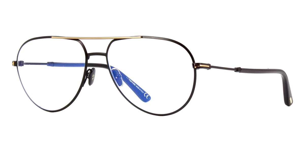 Tom Ford TF5829-B 001 Blue Control Glasses - Pretavoir