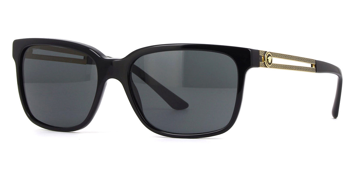 Versace Medusa-Charm VE2198 VE/2198 1252/13 Dark Havana Square Sunglasses  54mm