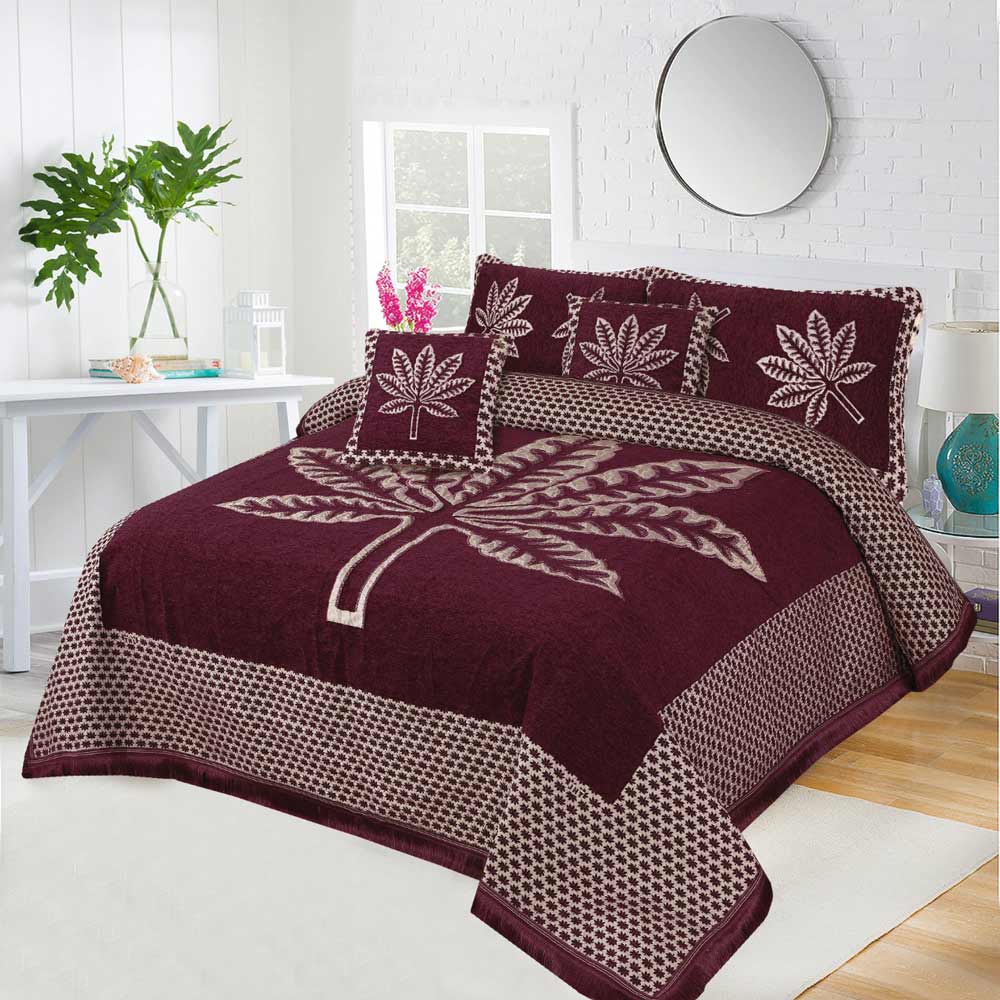 Foami Velvet Bed Sheet Set 5pcs Design Kfv025 Hfstorepk