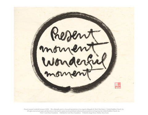 Miracles of Each Moment No. 2, Indigo - Kazuaki Tanahashi Enso