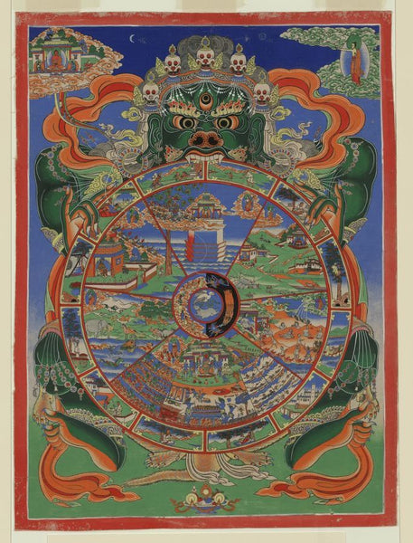 tibetan wheel of life 12 nidanas