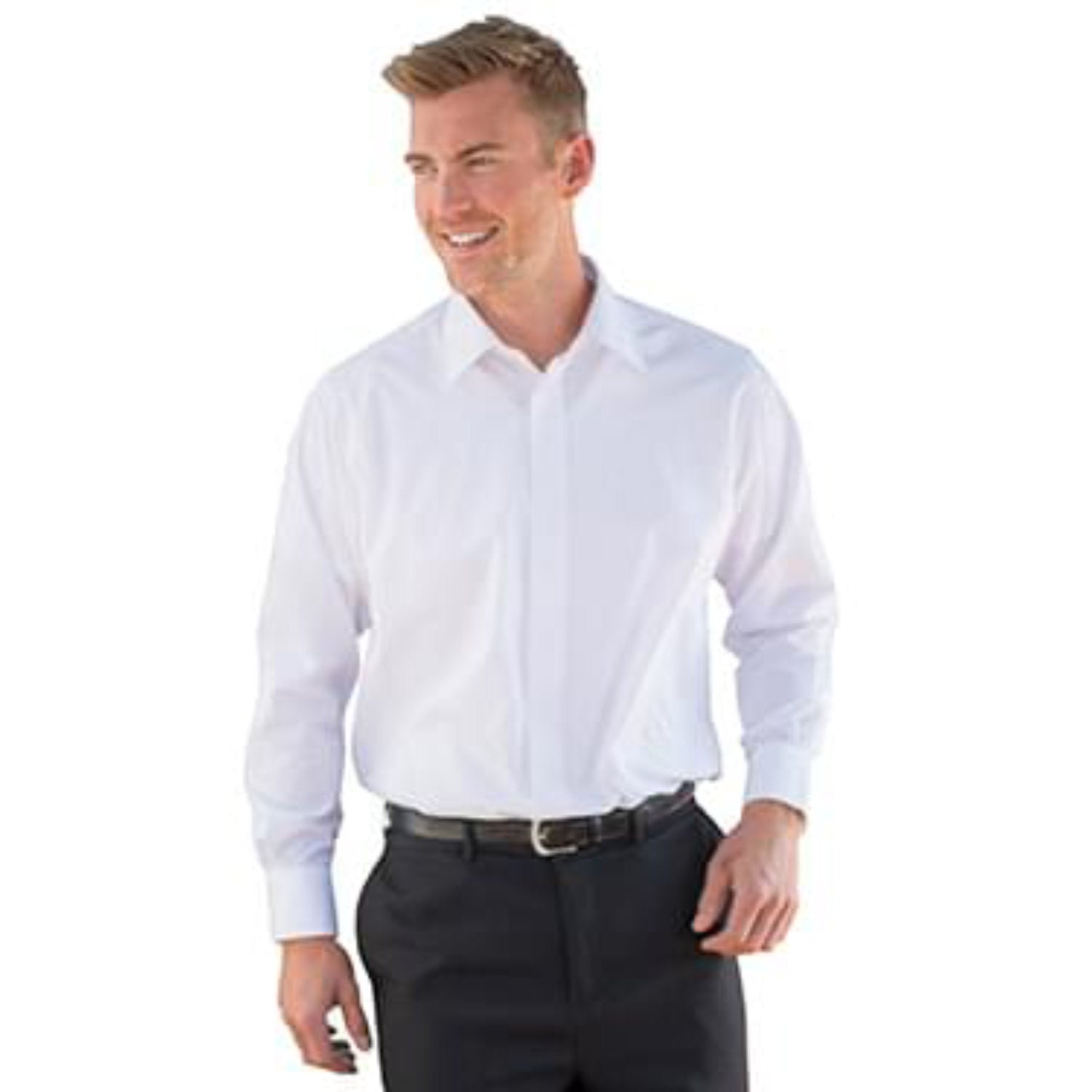 VividBiologyDesigns Men's DNA Long Sleeve Collar Shirt