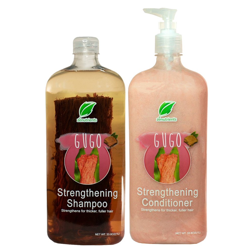 Zenutrients Gugo Strengthening Conditioner Shampoo + Conditioner Bundl
