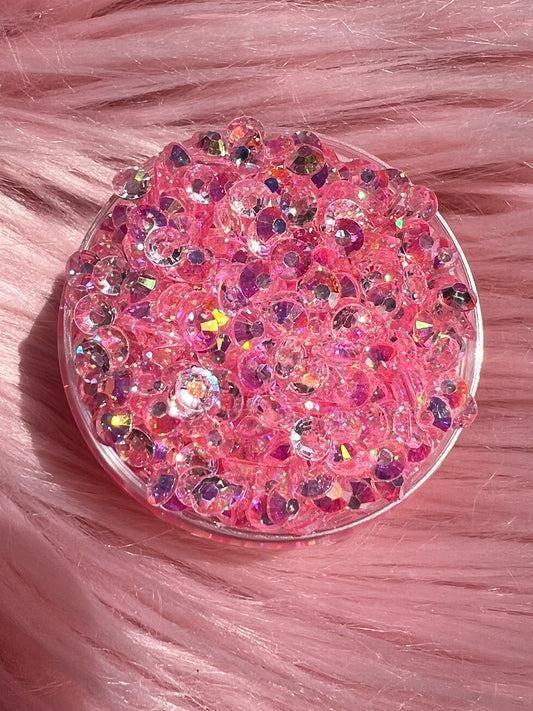 Jelly Dark Pink AB - Rhinestones Flatback Non Hot Fix – Glitter Delight LLC