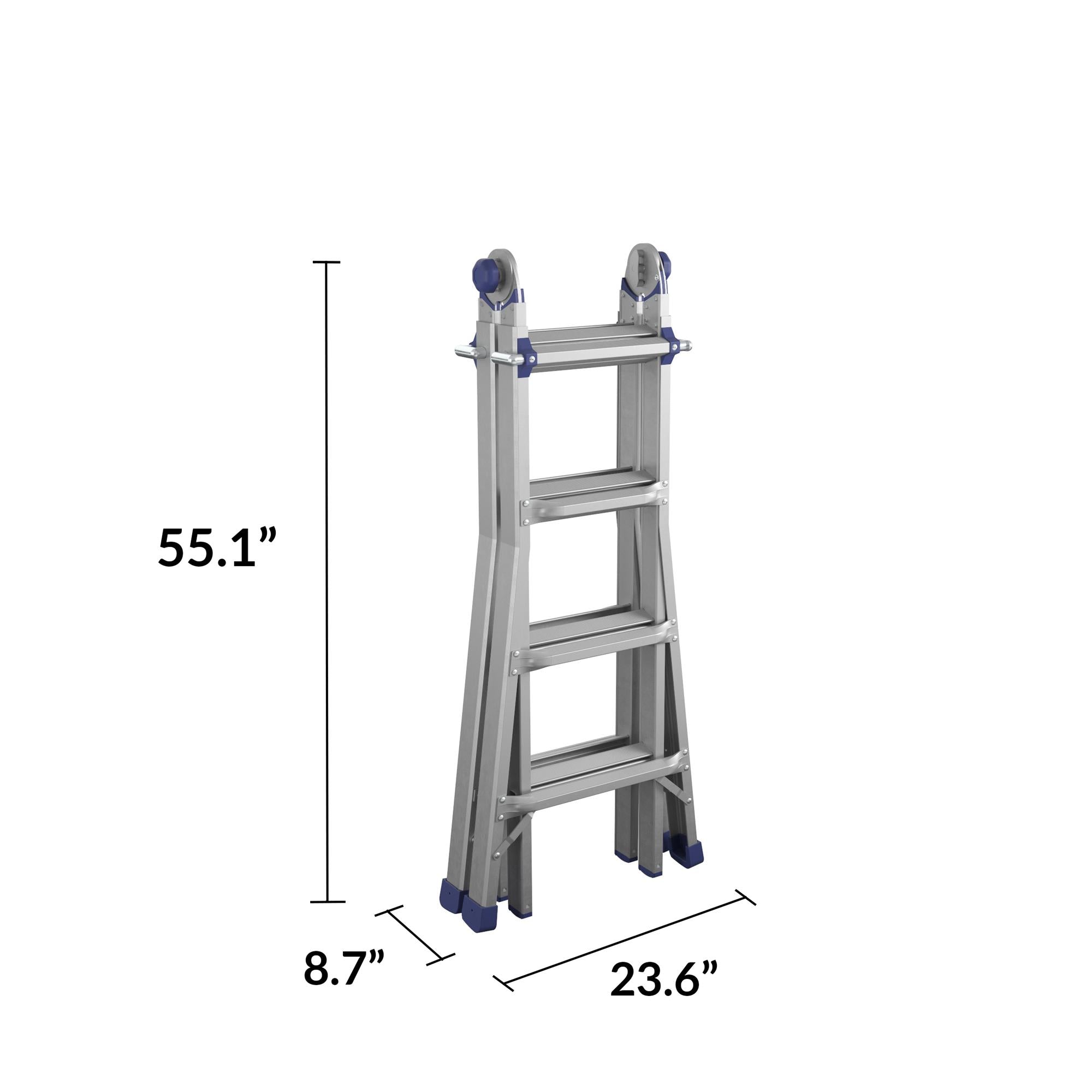 globaal Twee graden Huis 18 Ft. Height Multi-Position Ladder - Cosco