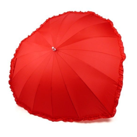 Red Heart Umbrella