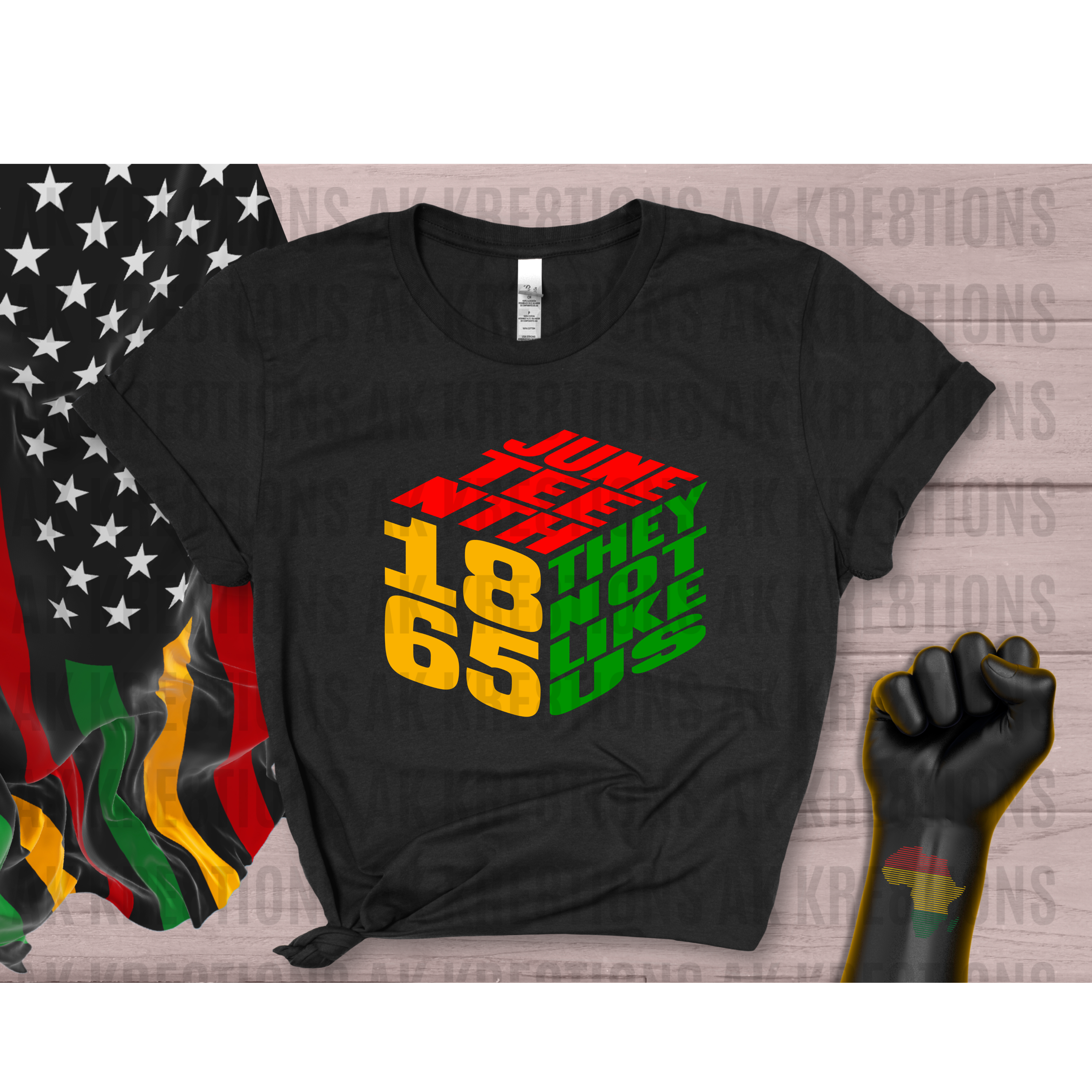 1865 Cube – They Not Like Us Tee .