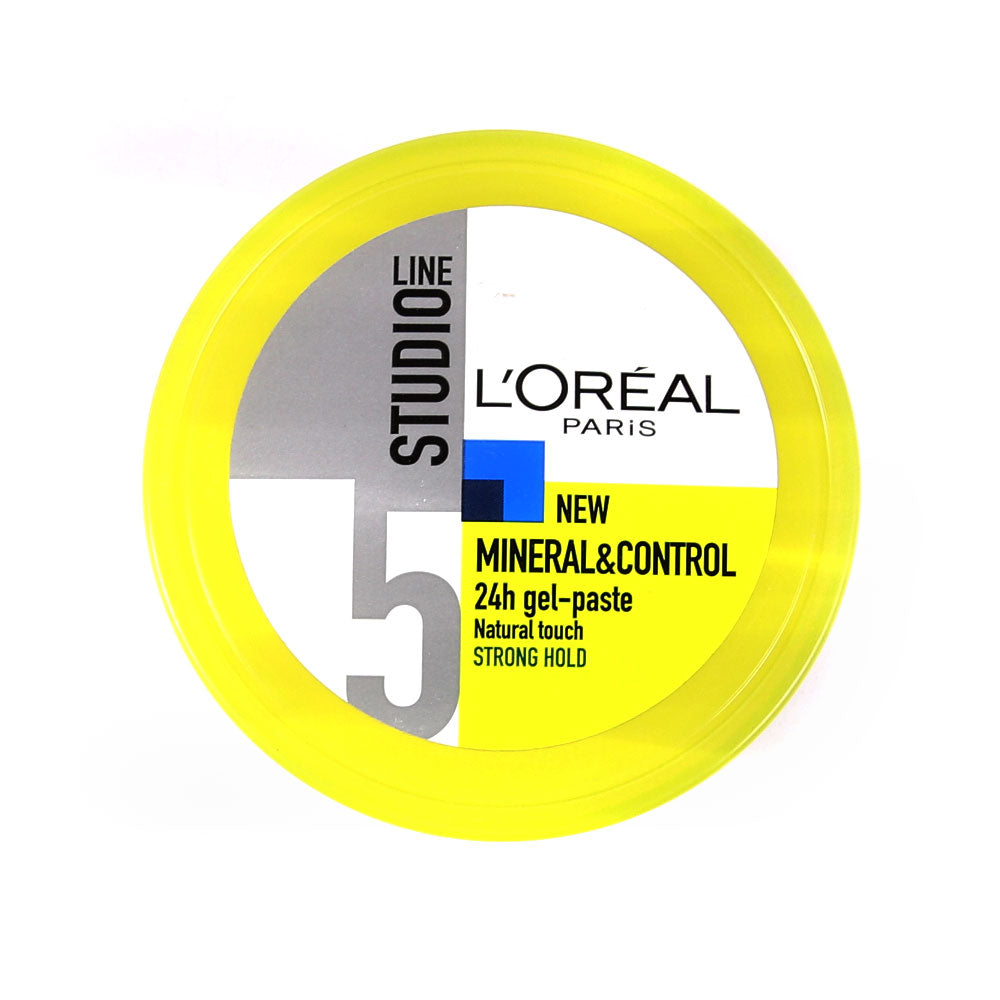 LOREAL STUDIO HAIR GEL MINERAL & CONTROL STRONG 150 ML