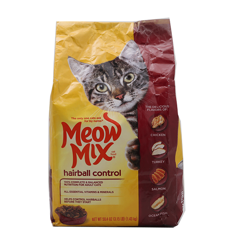 Meow Mix Cat Food Hairball Control 143 Kg