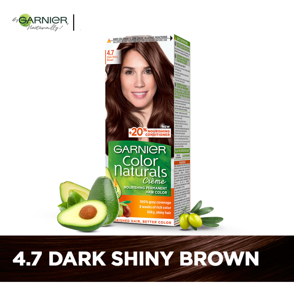 Buy Garnier Black Naturals Oil Enriched Cream Hair Colour 40 Natural Brown  20 g  20 ml Online  Flipkart Health SastaSundar