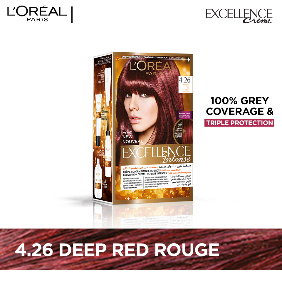 LOREAL Excellence Creme  415 Frosted Brown Triple Care Hair Color   Watsons Philippines