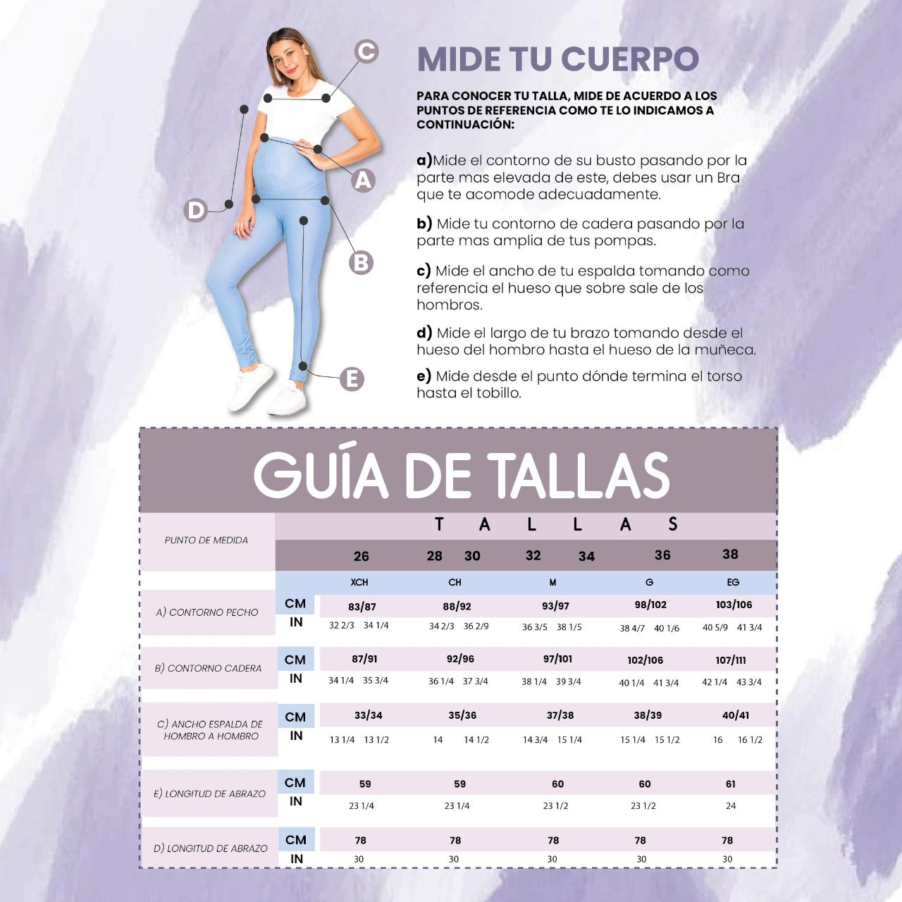 GUÍA DE TALLAS