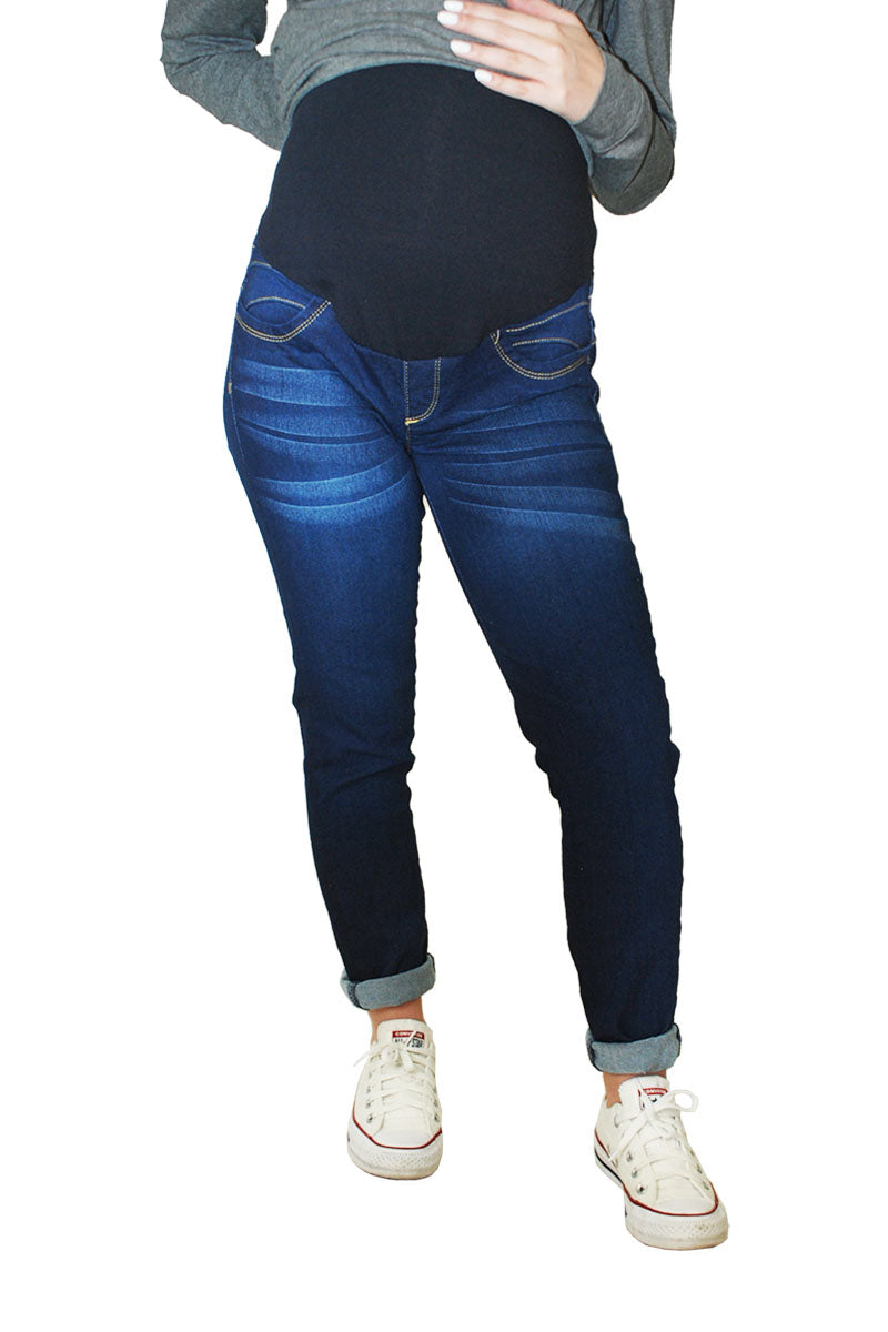 Faial fotografía Maletín Jeans de Maternidad modernos – MamaMia México