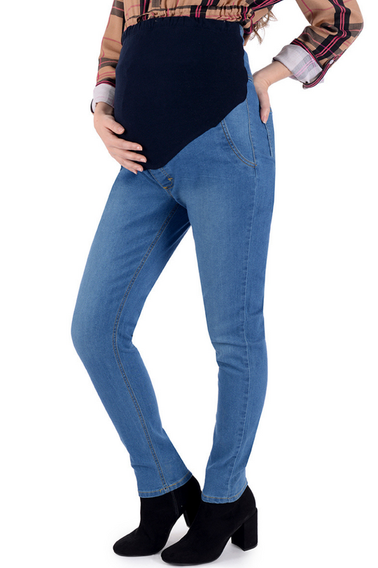 Jeans para embarazada MAMA MIA Maternity con efecto rasgado y