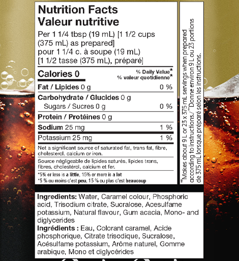 Nutrition Label