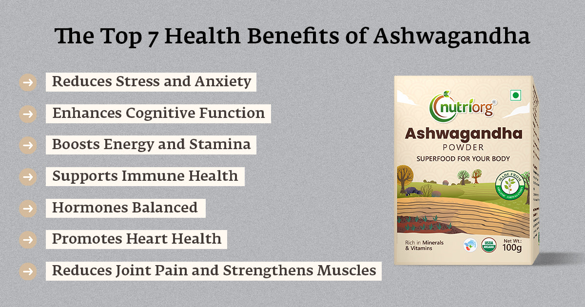 Health Benefits of Ashwagandha - Nutriorg