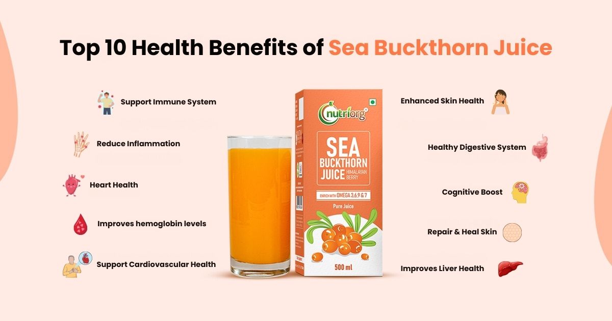 Top 10 Health Benefits of Sea Buckthorn Juice