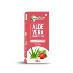 Nutriorg Aloe Vera Juice (Strawberry) Packaging