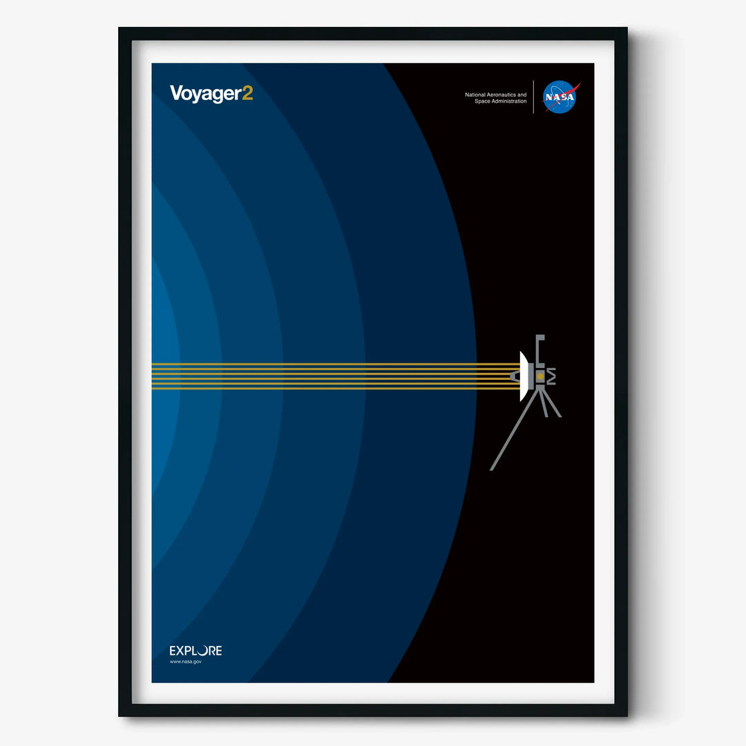 Pale Blue Dot — Voyager 1 (2020 revision) Poster by Synthwave1950 Alex  Airlino