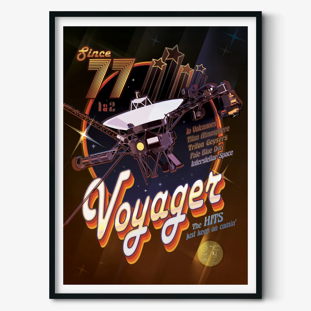 Pale Blue Dot — Voyager 1 (2020 revision) Poster by Synthwave1950 Alex  Airlino