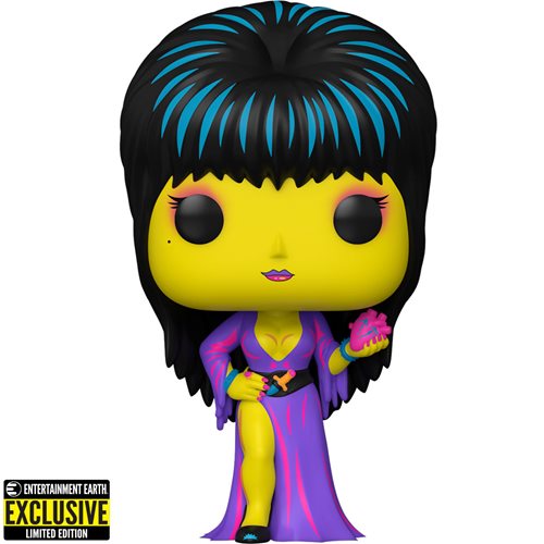 Funko Pop! Elvira Black Light Pop! Vinyl Figure - Entertainment Earth  Exclusive #68