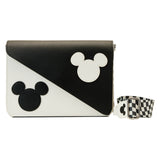 Loungefly Disney Mickey Y2K Black and White Crossbody Bag