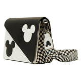 Loungefly Disney Mickey Y2K Black and White Crossbody Bag