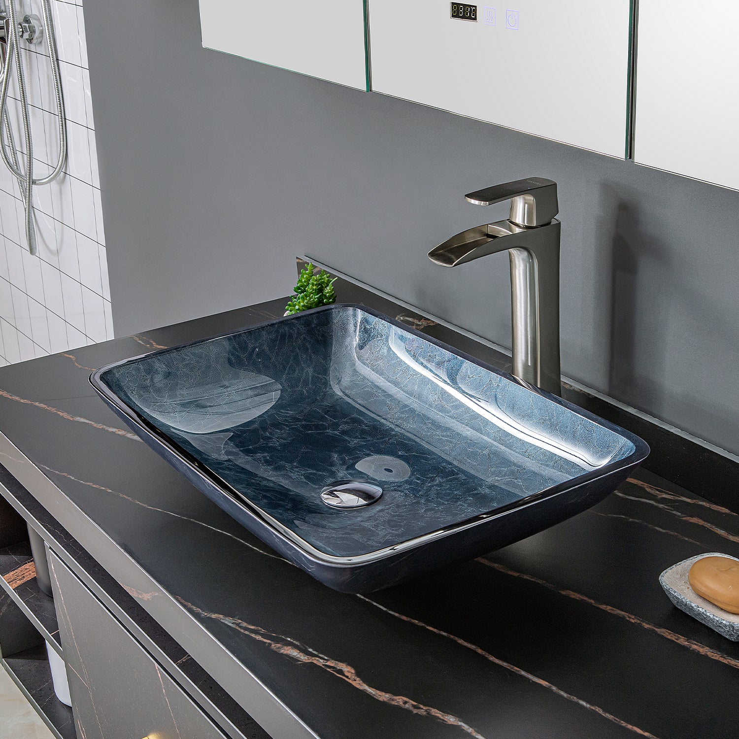 glass bowl bathroom sink