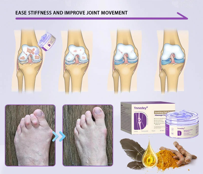 Tnnedey®Turmeric & Emu Oil Arthritis Soothing Pain Relief Massage Gel 31 9 0643dd15 06f3 4b43 9775 a22f2e36b15d