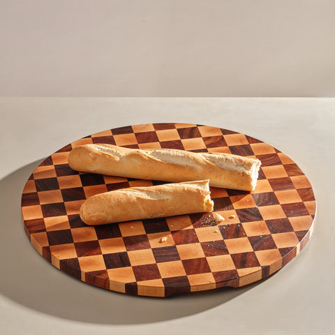 Bread Board on Kitchen Strong Checkmate Serving Board