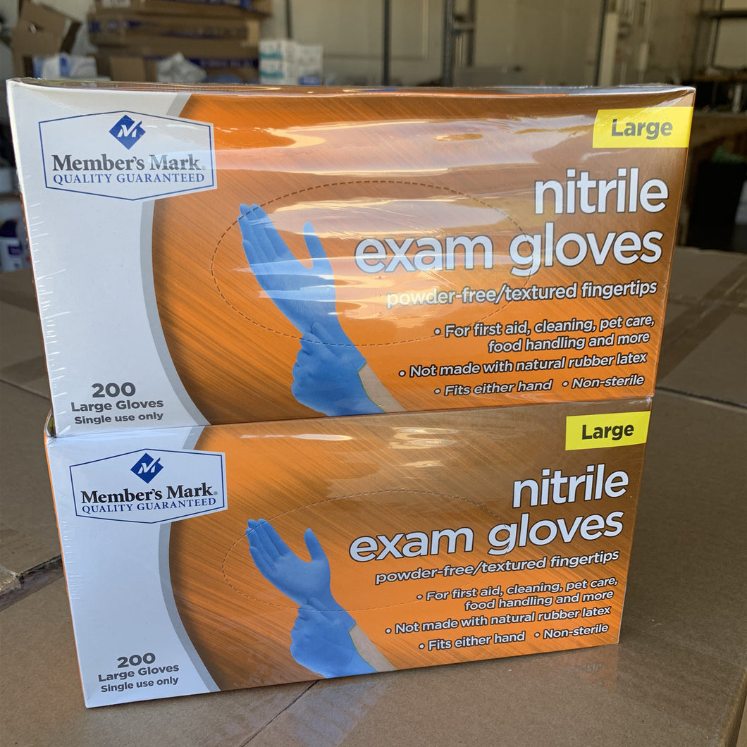 member's mark nitrile exam gloves