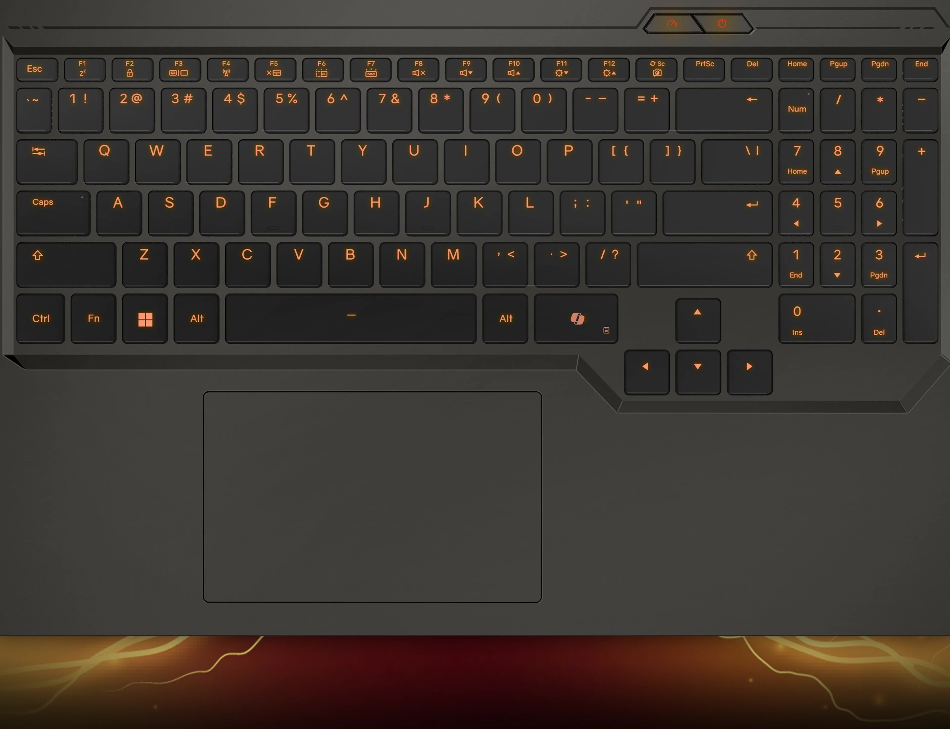 FULL SIZE ISOLATED RGB KEYBOARD