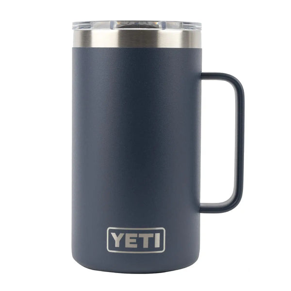 New Yeti 24 oz. Rambler Mug comparison with regular mug 