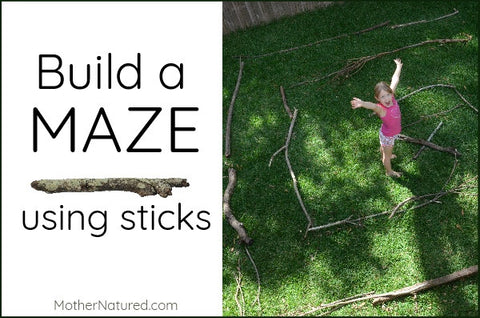 Build a maze using sticks