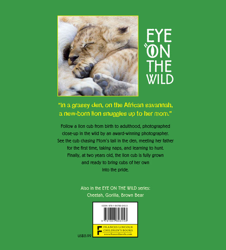 Children S Book Quot Eye On The Wild Quot Lion Baby Animal Prints By Suzi