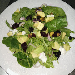 Salad with Maple Balsamic Vinaigrette