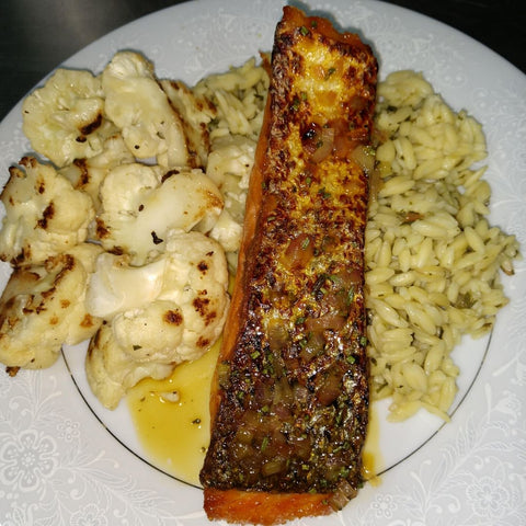 Maple Orange Glazed Salmon