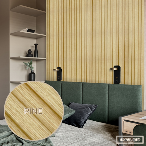 Pine Slat Wall Example