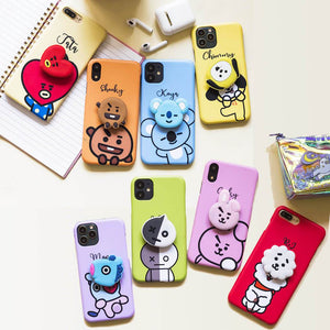 Bt21 Cartoon Case Back Cover Case For All Mobile Phone S With Holder Beatrangi